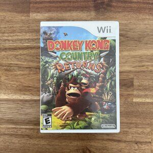 Donkey Kong Country Returns Wii CIB Nintendo Tested